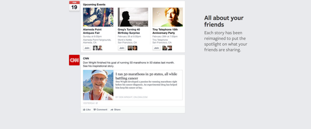 Facebook Shows Off New Home Page Design | tuhinternational.